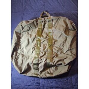 Vintage US Military Flyers Helmet Bag‎ Olive Drab Green Nylon Gear Tote Bag Mens